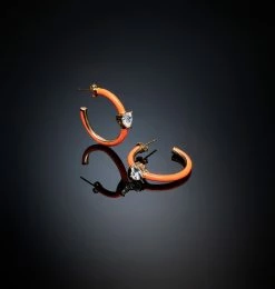 COM Chiara Ferragni JEWELS AND WATCHES LOVE PARADE HOOPS EARRING