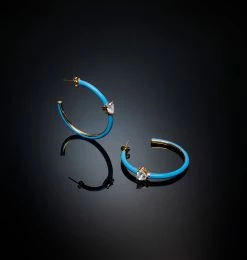 COM Chiara Ferragni JEWELS AND WATCHES LOVE PARADE HOOPS EARRING